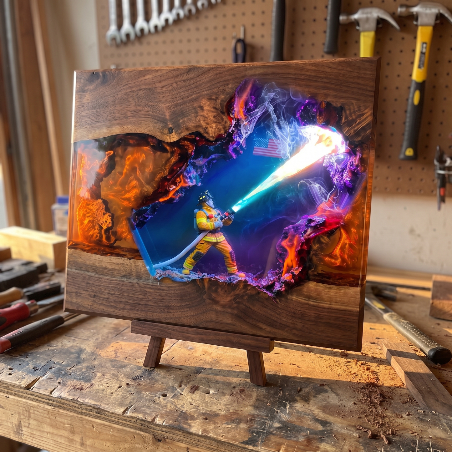 Firefighter Cutting Board
